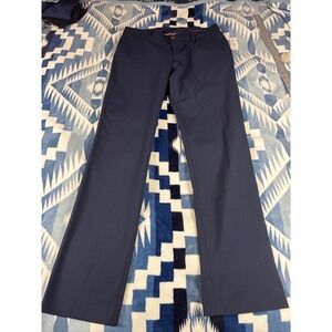 Alberto Lou-J Ceramica Glencheck Navy Slim Fit Trousers Mens 30x32 5986 1947